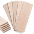 Balsa Wood Sheets 1/2" Thick, 5 PCS 12" x 4" Wooden Pieces for Crafts - size: 12″x4″x1/2″ - 5PCS