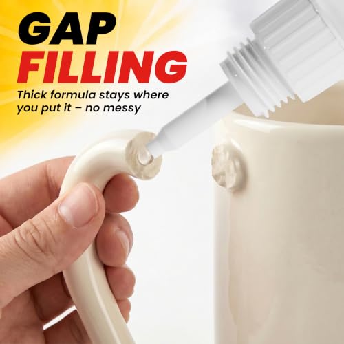 Thick Super Glue 60g(2.12 oz) Gap Filling CA Glue for Wood Ceramic Plastic - size: 2oz, style: Thick