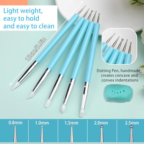 Silicone Sculpting Tools, Pottery Tools, Clay Tools, Clay Sculpting Tools - color: Color A