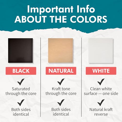 Grafix Medium Weight Chipboard – 8.5"x11", Natural Acid-Free 0.057” Sheets, Create Three-Dimensional Embellishments for Cards, Papercrafts, Mixed Media, Home Décor, and More, Pack of 25