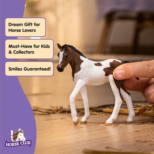 Schleich Horse Club - Paint Horse Foal Toy Figurine - Kids Ages 5+ | 14899 - style: Paint Horse Foal