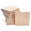 4″ X 4″ Wood Squares Wooden Blocks for Crafts 1/4″ Thick, Blank Wood Blocks Pieces Planks for Crafting, Unfinished Wooden Board for Paintings, DIY Plaques & Signs, Woodworking, Architectural Models - size: 4″x4″x1/4″ - 16PCS