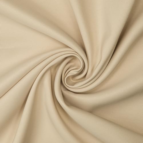 Gee Di Moda Square Tablecloth - 52 x 52 Inch Beige Table Cloth for Small Square or Round Tables - Heavy Duty Washable Fabric - for Buffet Table, Holiday Party, Dinner, Wedding & Baby Shower - color: Beige, size: 52" x 52" (Square)