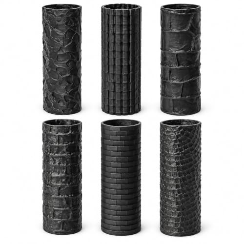 Terrain Texture Rollers, 6-Piece Set for Wargame Scenery & Miniature Bases - color: 6 styles