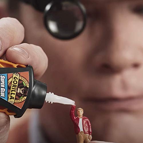 Gorilla Micro Precise Super Glue Gel, Cyanoacrylate, Clear, 5.5g - size: Pack of 1, style: Gel