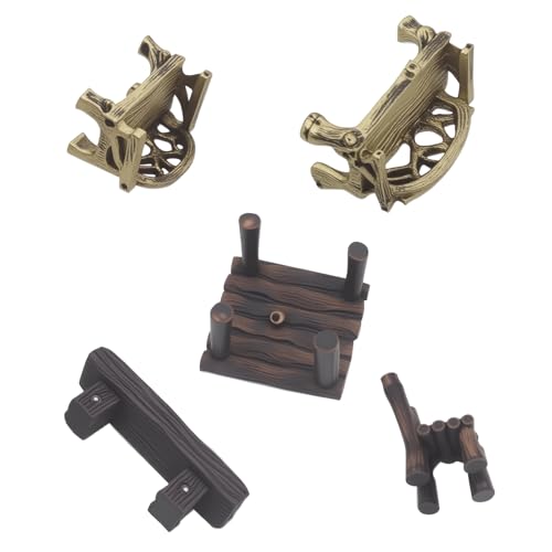 10 Pcs Miniature Table and Chairs Set Vintage Micro Landscape Decoration Garden Furniture Ornaments for DIY Craft Fairy Garden Accessories