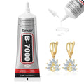 B-7000 Glue Clear for Rhinestone Crafts, Jewelry and Bead Adhesive B7000 Semi Fluid High Viscosity Glues for Clothes Shoes Fabric Cell Phones Screen Repair Metal Stone Nail Art Glass