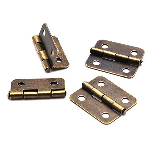 2 Sets mini Bronze Antique Hasp Latch Buckle Kit