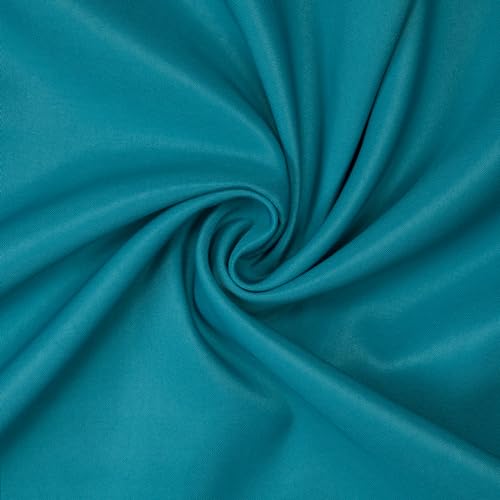 Gee Di Moda Square Tablecloth - 52 x 52 Inch Caribbean Table Cloth for Small Square or Round Tables - Heavy Duty Washable Fabric - for Buffet Table, Holiday Party, Dinner, Wedding & Baby Shower - color: Caribbean, size: 52" x 52" (Square)