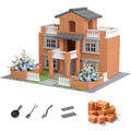 Mini House Building Kit for Kids 8+, Tiny Home with Real Bricks & Tiles