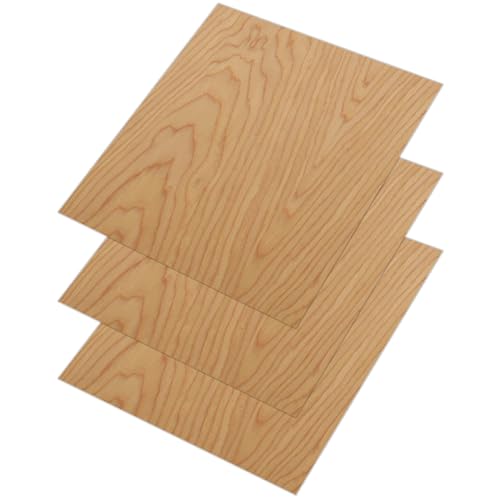 6Pcs 16 x 12 x 1/8 Inch Cherry Plywood Sheets Cherry Unfinished Plywood Sheet for Arts and Crafts, Painting, Pyrography, Wood Engraving, Laser, Architectural Models and DIY Project