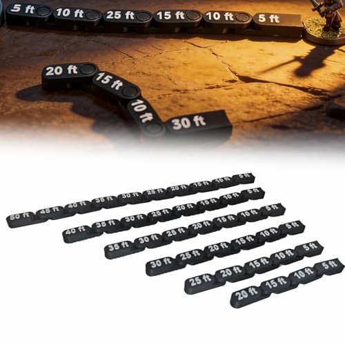 Articulated DND Movement Ruler – Flexible Chain Measuring Gauge for DND