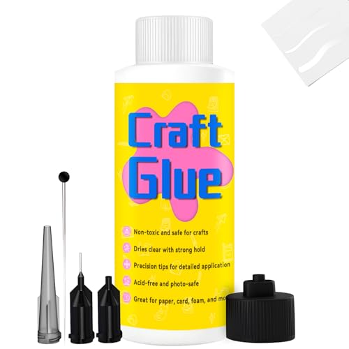 AstraVox 3.38fl oz Art Precision Craft Glue with Tips Kit