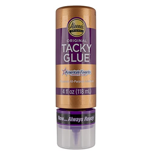 All-Purpose Tacky Glue – Premium Adhesive for Crafts, Jewelry, and Household Repairs – Always Ready 4 Oz. (3 Bottles) - size: 3 Pack, style: Always Ready Tacky 4 Oz.