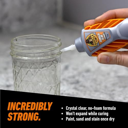 Gorilla Micro Precise Clear Glue, All Purpose, Polyurethane, 5g, 2-Pack - size: 0.13 Fl Oz, style: Micro Precise 2 Pack