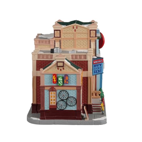 Lemax Wheelie's Cycle and Skate Shop #25891