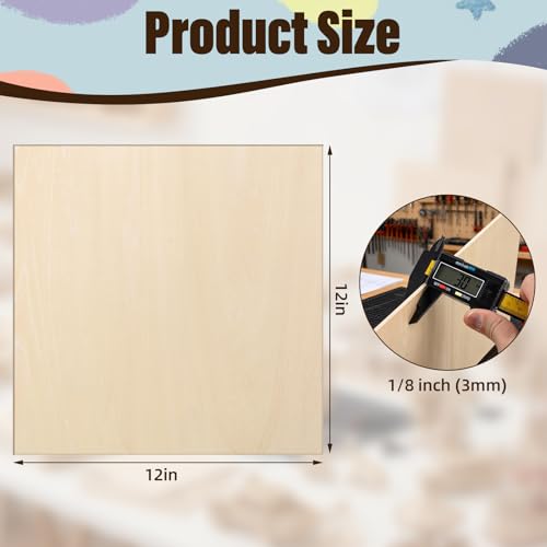 Basswood Sheets 12"x12"x1/8", 36 Pack - color: 36 Pack, size: 12"x12"