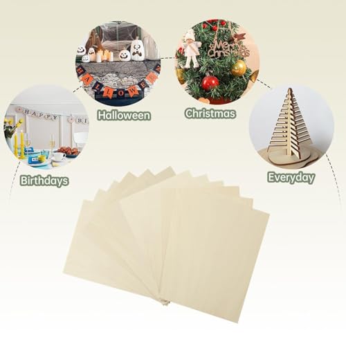 2 Pack Plywood Sheets, 17.1" x 23.6"x 5/64" Basswood Sheets - color: 2 Pack, size: 17.1" x 23.6"x 5/64"