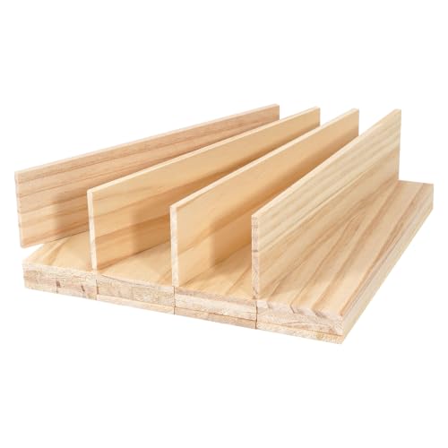 Wood Strips Planks 1/8"x 1.5" x 6", 20 PCS Wooden Dowels for Crafts - size: 1/8" x 1.5" x 6"-20 PCS