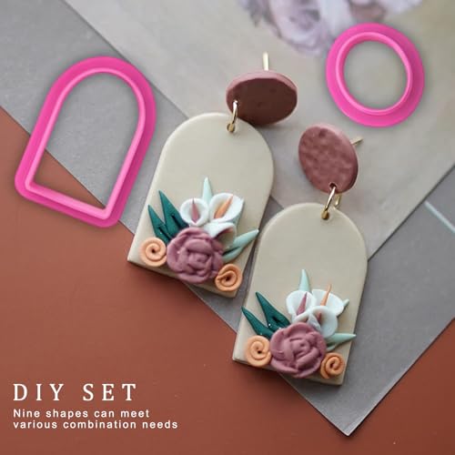 31-Piece Clay Cutters for Polymer Clay Jewelryfor Polymer Clay Crafting,