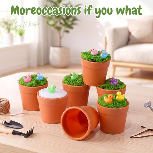 50 Sets Mini Knit Plants DIY Craft