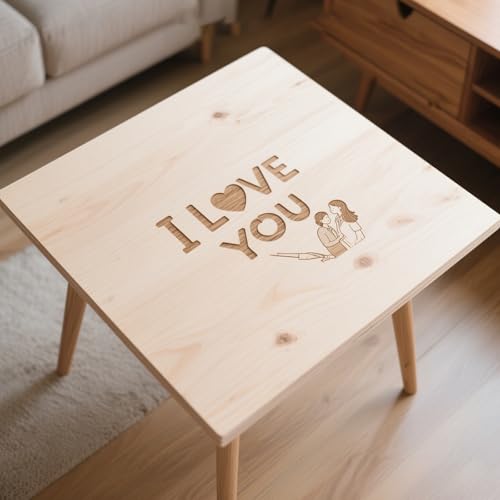 JEUIHAU 20 Pack 8 x 8 Inch Basswood Sheets, 1/4 Inch Thick Square Plywood Wood Sheets, Unfinished Basswood Sheet for Engraving, Wood Burning and Laser Projects