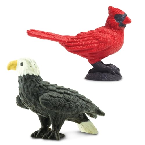 Safari Ltd. Good Luck Minis Birds Fun Pack - 8 Bird Figurines Toy Set