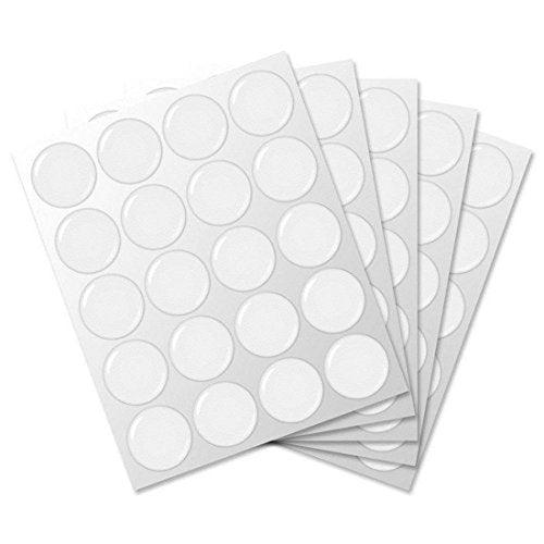 Epoxy Resin Dome Stickers – Clear or Glitter Self-Adhesive Dots for DIY Crafts, Bottle Caps, Hair Bows, Scrapbooks, Jewelry & Pendants 1 Inch Clear 100PCS - color: Clear, size: 1 Inch
