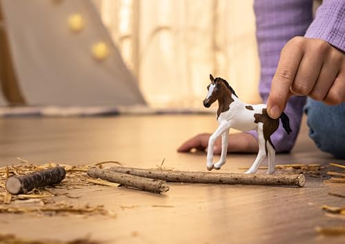 Schleich Horse Club - Paint Horse Foal Toy Figurine - Kids Ages 5+ | 14899 - style: Paint Horse Foal