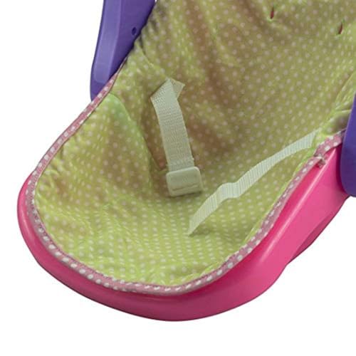 JC TOYS ADJUSTABLE CARRIER – Converts from Rocking Baby Carrier to Feeding Seat – Perfect for Children 2+ , Pink , 16 inches - color: Multi Carrier