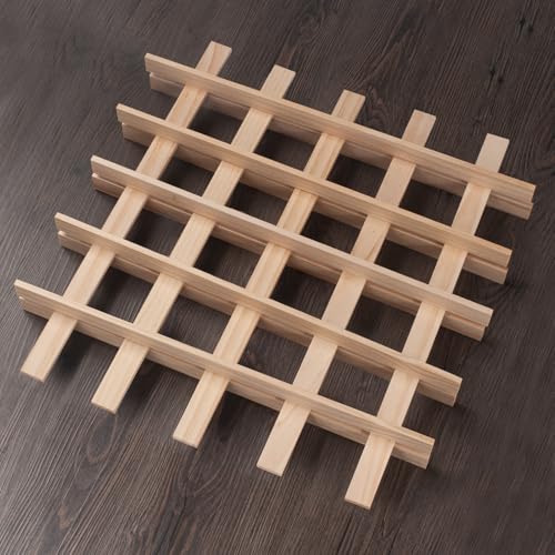 Wooden Dowels for Crafts, Wood Strips Trim Wood Slats Planks for Wall 1/4" × 1" × 17.5", 15 PCS Dowel Rods Wooden Sticks for Crafts, Unfinished Hardwood Sticks Flat Lumber Boards for Woodworking - size: 1/4x1x17.5 in - 15PCS