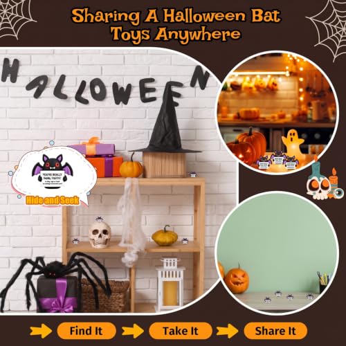 Gejoy 25 Pcs Mini Rubber Bat Toys Positive Mini Bats Figures - style: Bat
