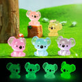 Glow in The Dark Koala Resin Animals - color: Blue Koala