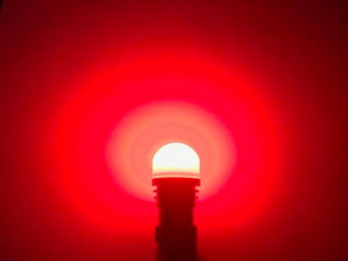 #1003#105 12VDC Miniature Bulb LED Replacement | Base: SC Bayonet Ba15S | Lamp Shape: B6 | Voltage: 12VDC (Red) - color: Red