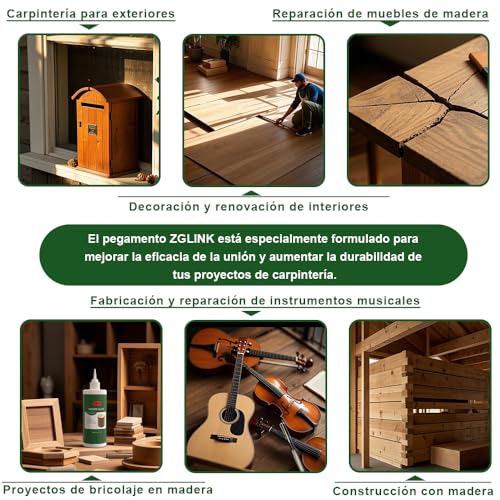 17.5oz Wood Glue, Strongest Glue for Woodworking，Suitable for Various Wood Glues Used for Furniture Repair, Upgrade to The Third-Generation Heavy-Duty Furniture Wood Glue