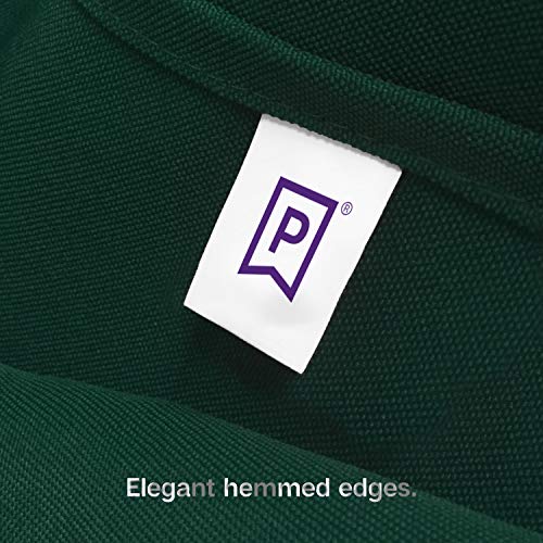 Gee Di Moda Square Tablecloth - 52 x 52 Inch Hunter Green Table Cloth for Small Square or Round Tables - Heavy Duty Washable Fabric - for Buffet Table, Holiday Party, Dinner, Wedding & Baby Shower - color: Hunter Green, size: 52" x 52" (Square)