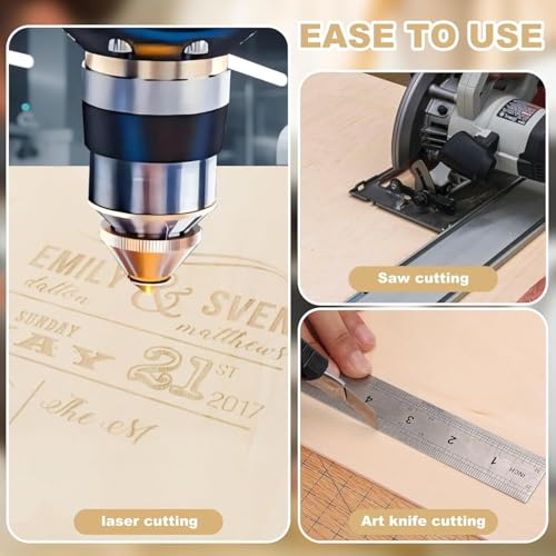 36 Pack Basswood Sheets for Crafts 12"x18"x1/8", 3mm Thick Plywood Sheets Board for Craft, Unfinished Wood Sheet for Laser Cutting & Engraving, Wood Burining, Painting, Staining，Architectural Model - size: 12"x18"x1/8"