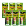 Krazy Glue All Purpose Brush-On Superglue, Quick Dry No-Clog (5g x 6 Count) - size: 6 Count