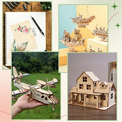 50 Pack 4 x 6 Inch Unfinished Wood Sheets for Crafts - size: 4 x 6Inch-50PCS