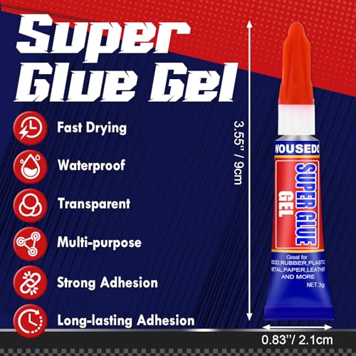 36 x 3g Super Glue Gel, Quick Dry, Thick Formula, All-Purpose Instant Bond - size: Gel
