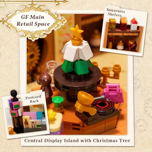 PANTASY Motorized European Gift Store Building Set for Adults - size: Gift Store