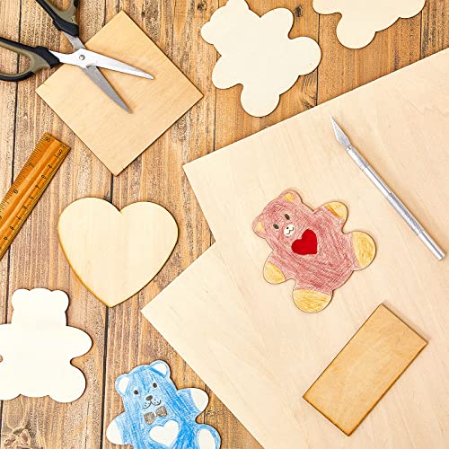 Juexica 12 Pcs 12" X 18"X 1/8" Basswood Plywood Sheets for Laser Cutting - size: 12" X 18" X 1/8"