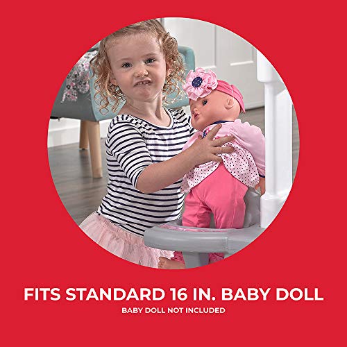 Step2 Love & Care Deluxe Baby Doll Nursery Playset for Kids, Combined Kitchen and Changing Station, Includes Toy Accessories, Easy to Assemble, Toddlers Ages 2 - 6 Years Old, Lavender - color: Lavender