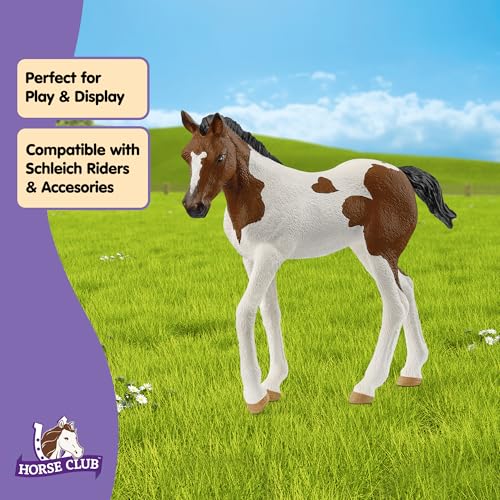 Schleich Horse Club - Paint Horse Foal Toy Figurine - Kids Ages 5+ | 14899 - style: Paint Horse Foal