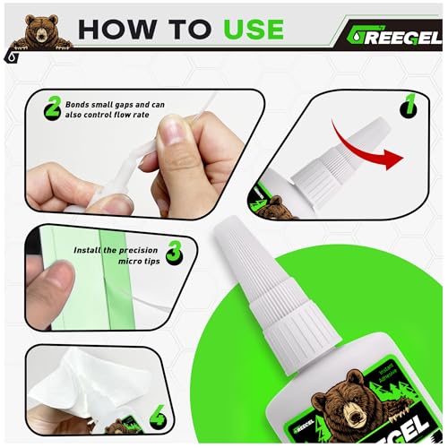 Clear Liquid Medium Super Glue 1 oz + 3g Gel Glue for Plastic Model - color: Medium Viscosity, size: 2 oz
