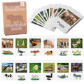MEROCO Montessori Farm Animals Matching Cards Kids Preschool Toys - style: Farm Animal