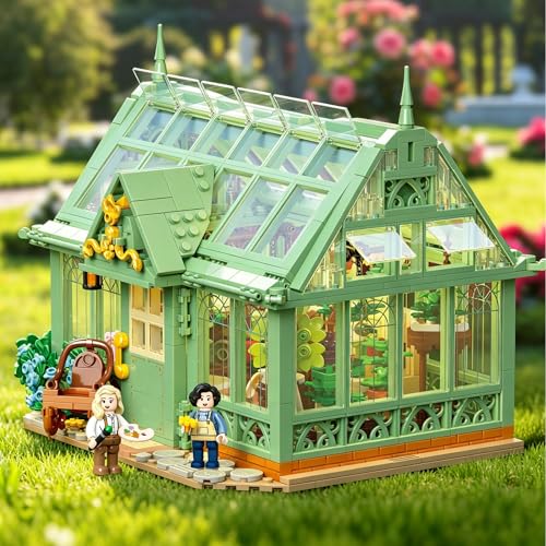 Xbert Greenhouse Building Set with 2 Minifigures for Girls Age 8-12+