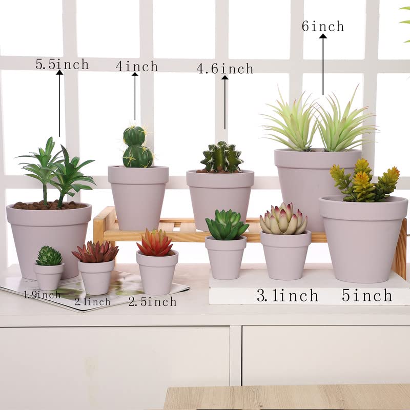 Yishang 1.9 Inch Tiny Pink Terracotta Pots Pack of 72-Small Mini White Clay Pots with Drainage Holes Flower Nursery Terra Cotta Planter for Tiny Cactus,Herb,Succulent Plants,Crafts - color: Pink