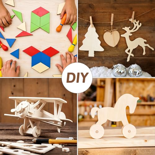 Balsa Wood Sheets 1/16" Thin, 12" x 4" Wooden Pieces Wood Planks for Crafts, 5 PCS Unfinished Wooden Boards Lumber for Crafting, Modeling, Hobbies, Laser, Glider - size: 12″x4″x1/16″ - 5PCS