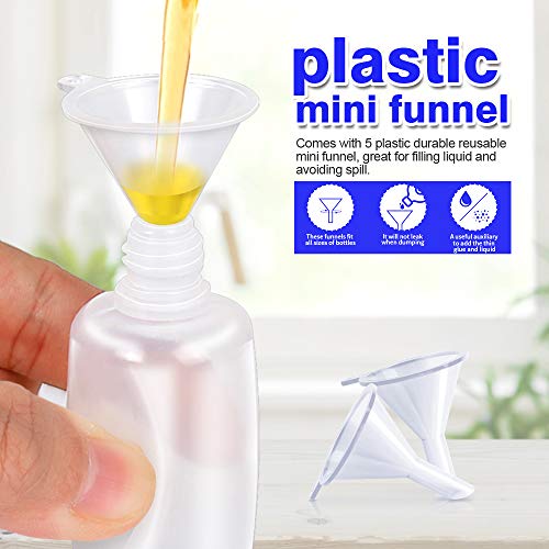 12pcs Precision Tip Applicator Bottles with 5 Mini Funnels, YGDZ 30ml Needle Tip Squeeze Glue Bottles for Paint Quilling Craft, 6 Colors - color: Colored Tip